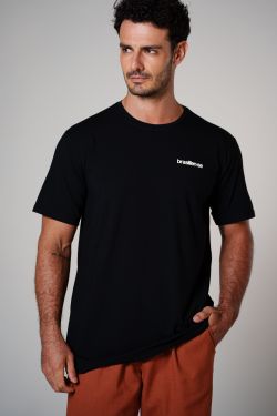 camiseta comfy mini brasilien-se preto