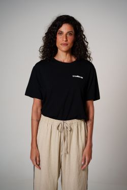 camiseta comfy mini brasilien-se preto