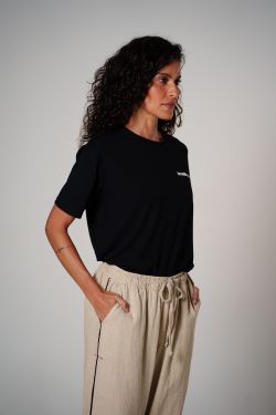 camiseta comfy mini brasilien-se preto