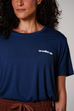 camiseta comfy mini brasilien-se marinho