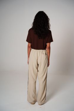 calça linho debrum natural