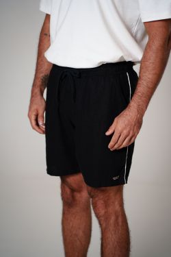 short linho debrum preto