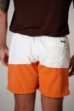 swimshort recorte earth marrom