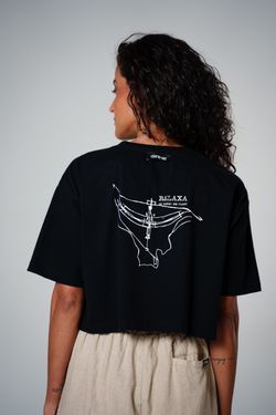 cropped relaxa costas preto pp