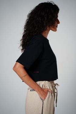 cropped relaxa costas preto pp