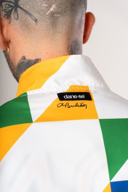 corta vento athos lapa br26 amarelo estampado