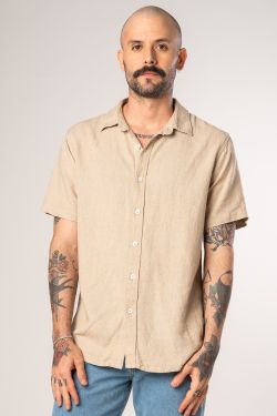 camisa linho mc plano bsb natural