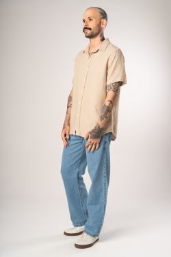 camisa linho mc plano bsb natural