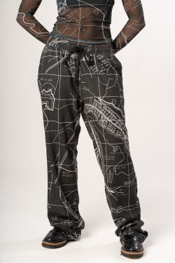 calça linho plano bsb p&b
