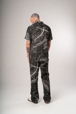 camisa linho plano bsb p&b