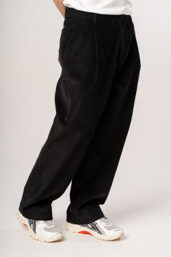 calça baggy veludo preto