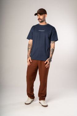 camiseta regular dane-se vertical marinho