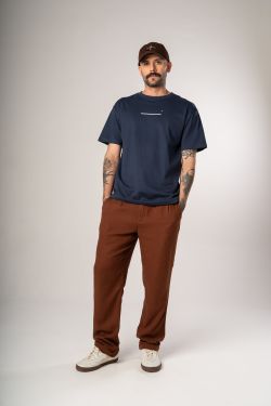 camiseta regular dane-se vertical marinho