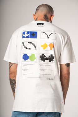 camiseta regular azulejos athos 2026 off