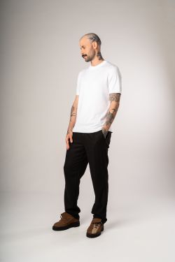 camiseta tricot egipcio branco