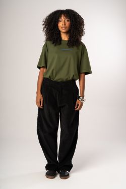 camiseta regular dane-se vertical musgo