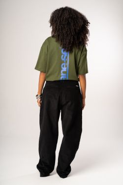 camiseta regular dane-se vertical musgo