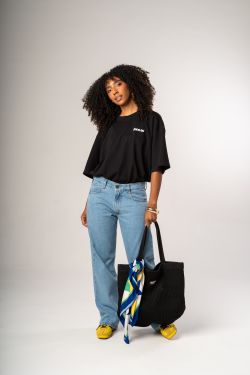 camiseta overboxy plano piloto ii preto