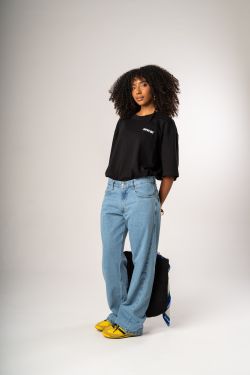 camiseta overboxy plano piloto ii preto