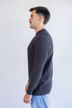 sueter tricot egipcio chumbo