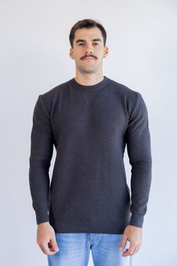 sueter tricot egipcio chumbo