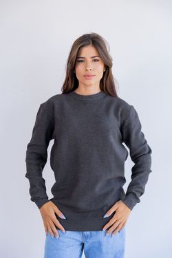 sueter tricot egipcio chumbo