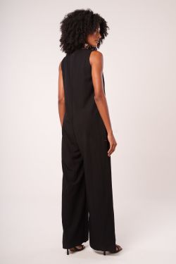 macacao wide leg pantalona preto