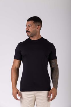 camiseta pima basic preto