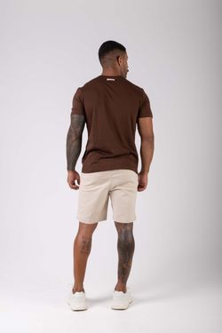 camiseta pima basic marrom
