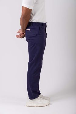 calça sarja work marinho