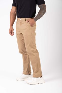 calça sarja work caramelo