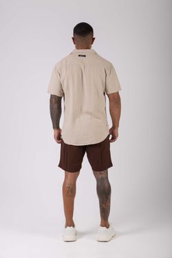 camisa linho mc na praia npf26 natural