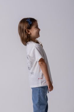 camiseta infantil plano bsb off