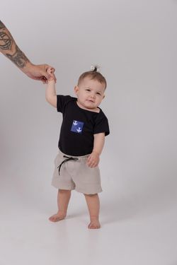 short baby linho natural