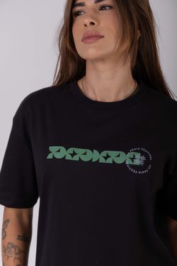 camiseta regular na praia festival npf26 preto