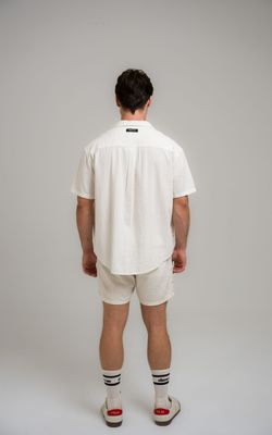camisa over linho debrum manga curta off