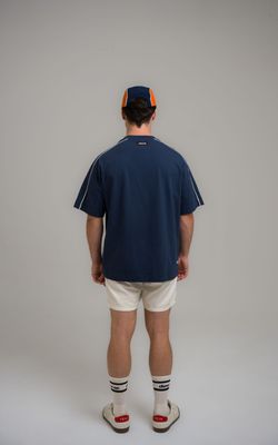 camiseta overboxy debrum dane-se low marinho