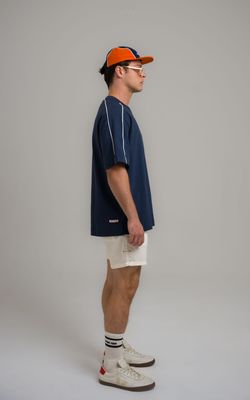 camiseta overboxy debrum dane-se low marinho