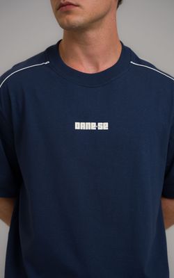 camiseta overboxy debrum dane-se low marinho