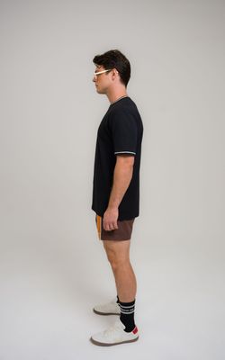 camiseta regular retilínea dane-se low preto