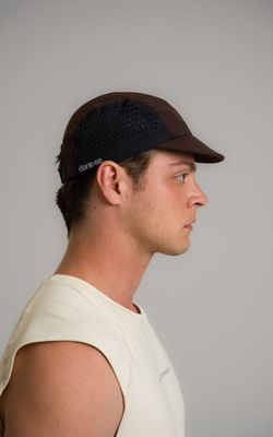 bone five panel dp002 ripstop marrom/preto