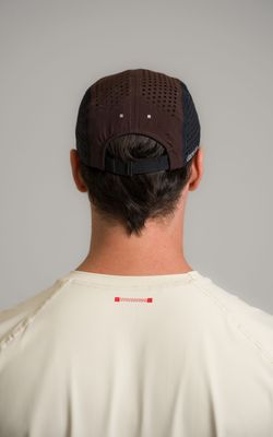 bone five panel dp002 ripstop marrom/preto