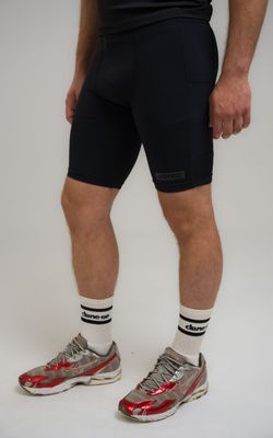 short compressão d!p.002 pro run masculino preto