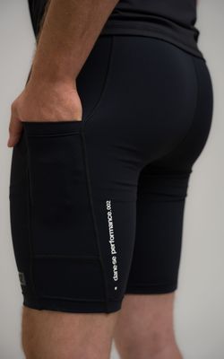 short compressão d!p.002 pro run masculino preto