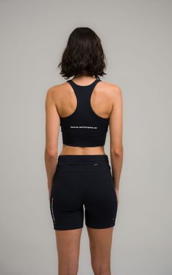 short compressão d!p.002 pro run feminino preto