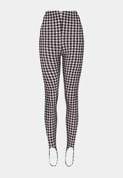 Calça Fuseau City Estampada Pied Coq 