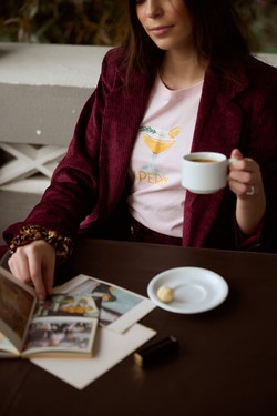 Camiseta apéro rosa