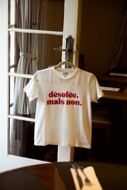 Camiseta désolée rouge