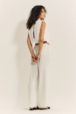 Calça Plissado Ondas