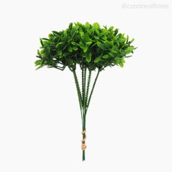 Mini Galho Pick Buxinho Boxwood Artificial - Verde (9966)